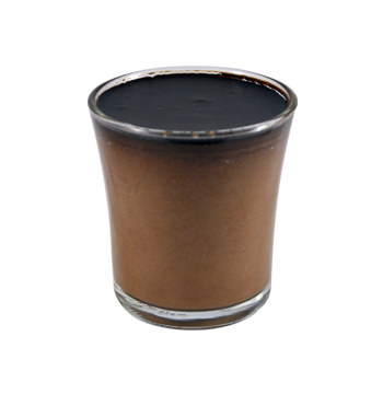bitter chocolate mousse glass (stevia)