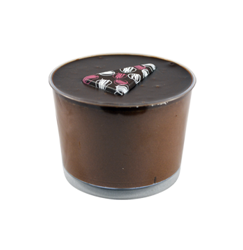 chocolate mousse glass