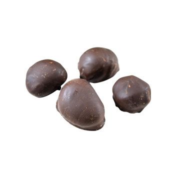 Plums covered with Chocolate